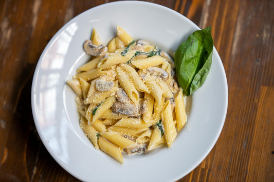 Creamy Garlic Mushroom Pasta Recipe